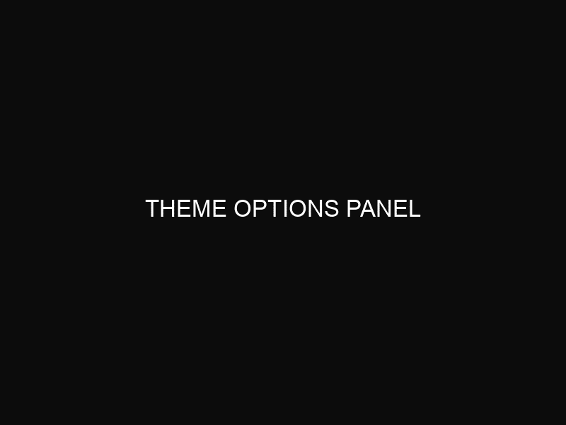 theme options panel 434